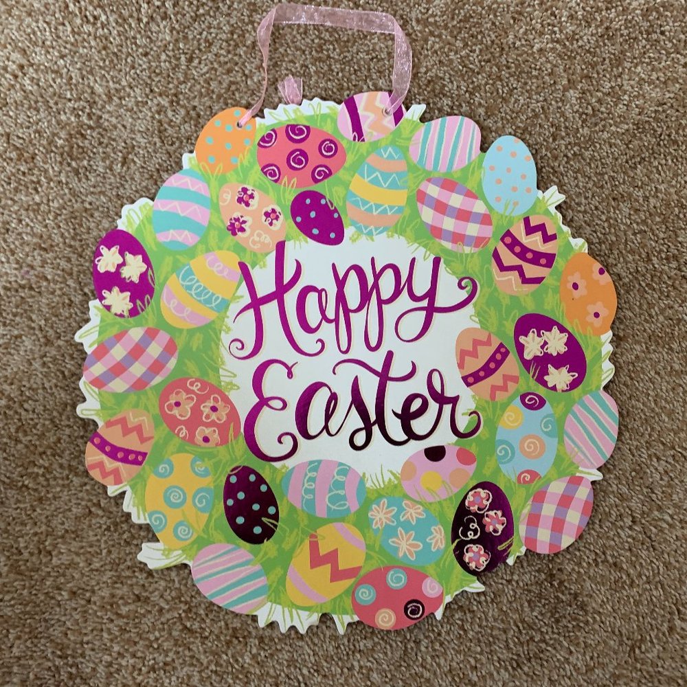 Happy Easter wall sign